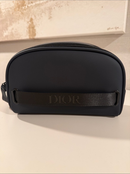 Dior Other - Dior Navy and Black Men's Toiletry Pouch